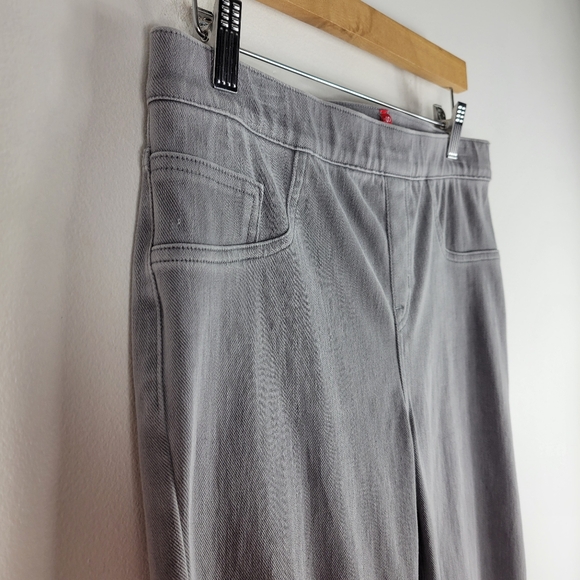 Spanx Jeanish High Waist Ankle Pull On Elastic Waist Stretch Jeggings Grey - Picture 4 of 13